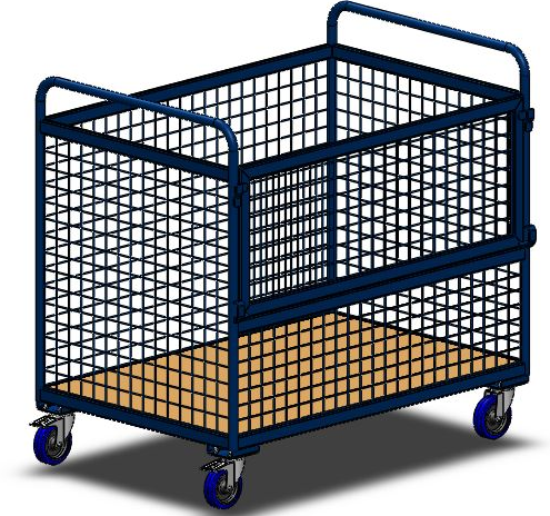 Chariot���ʽ����܇3D��ģ�D�� STEP��ʽ