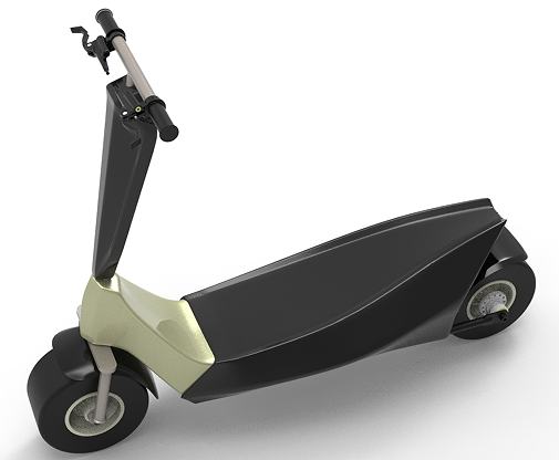 Electric Powered Scooter늄ӻ���܇��������3D�D�� STP��ʽ