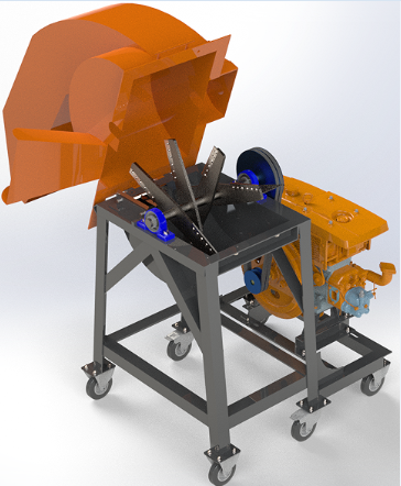 Chopping machine�����(sh��)�~����C(j��)3D��(sh��)ģ�D�� STEP��ʽ