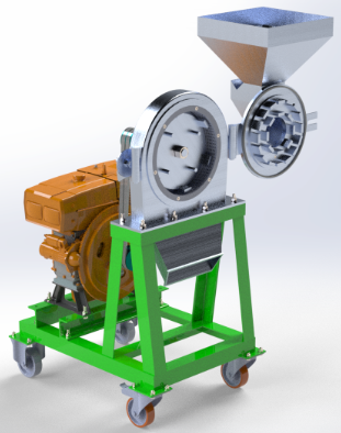 Disk mill machine����A�Pĥ�C3D��ģ�D�� STEP��ʽ