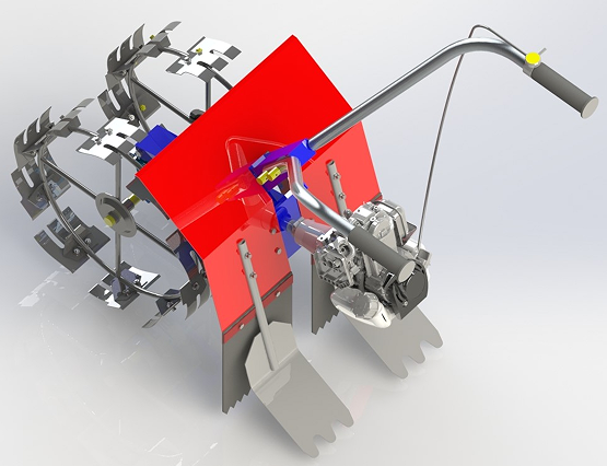 Power Weeder�������ݙC3D��ģ�D�� STEP��ʽ