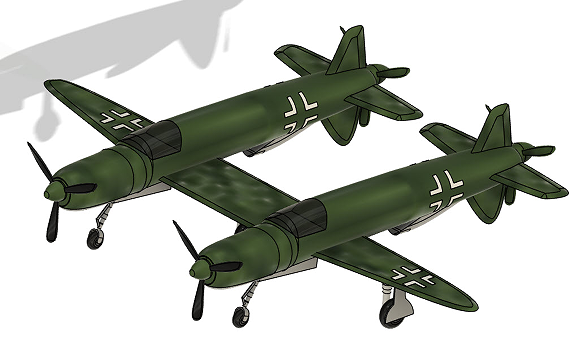 Dornier Do 635�h(yu��n)�̂ɲ�C(j��)3D��(sh��)ģ�D�� STEP STL��ʽ