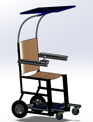 electric-wheelchair���׸��b݆��3D�D�� Solidworks�OӋ ��STP