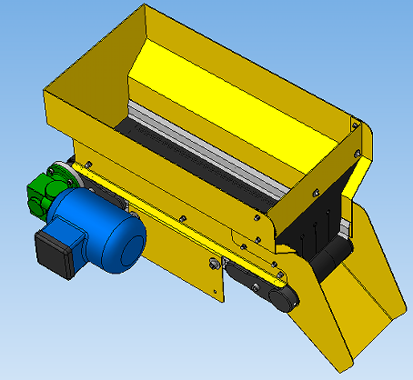 Belt conveyor with hopper���϶��Ď�ʽݔ�͙C3D��ģ�D�� STP��ʽ