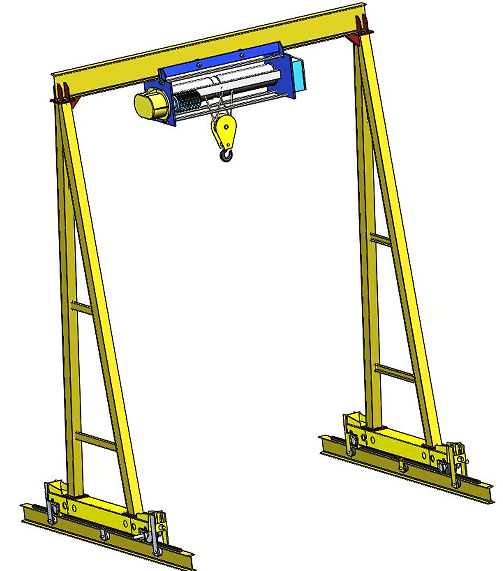 overheadһcrane܉����ʽ���ؙC(j��)3D��(sh��)ģ�D�� STEP��ʽ