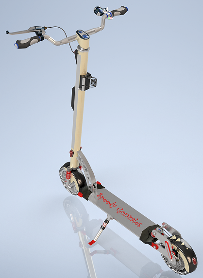 eһScooter늄ӻ���܇�Y��3D�D�� IGS��ʽ