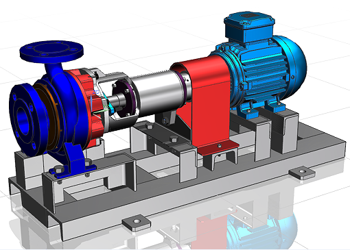 centrifugal pump�x�ı�ģ��3D�D�� UG�OӋ IGS��ʽ