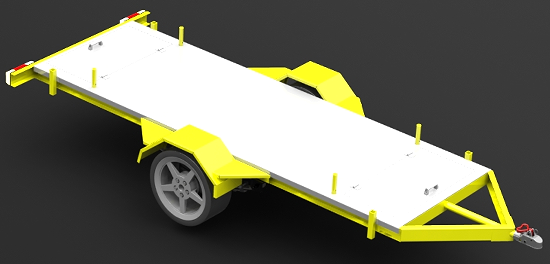 wagon for transport�\(y��n)ݔƽ����܇3D��(sh��)ģ�D�� STEP��ʽ