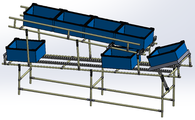 Roller Conveyor݁��ݔ�͙C���͙C3D��ģ�D�� x_t STEP��ʽ