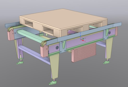 Pallet chain conveyor�бP朰�ݔ�͙C3D��(sh��)ģ�D�� STP IGS X_B��ʽ