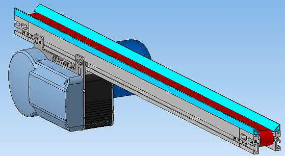 Feed conveyor 30x1000mm�M(j��n)��ݔ�͙C(j��)�Y(ji��)��(g��u)3D�D�� STP��ʽ