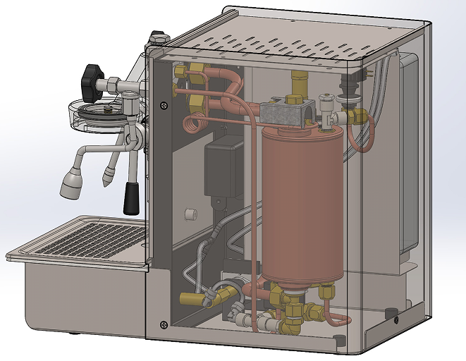 Expobar Office Lever��s���șC(j��)3D��(sh��)ģ�D��  STEP ��ʽ