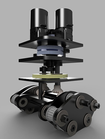 Tank Track Swerve܉���D���C��3D��ģ�D�� STEP��ʽ