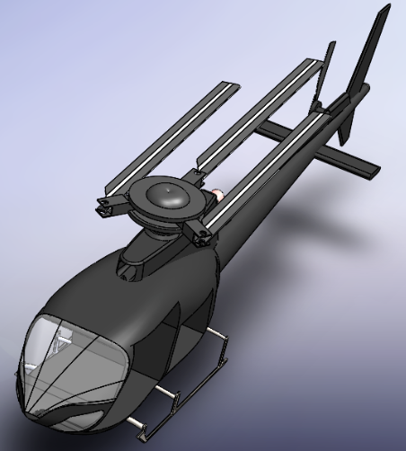 H125 Helicopterֱ���C���ģ��3D�D�� Solidworks�OӋ