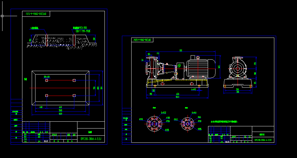 DFCZ65һ200Aһ4һ5.5ˮ�ð��b�D.DWG