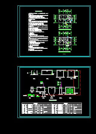 100m3_dĳ��ˮ̎��CAD��ˇ�D