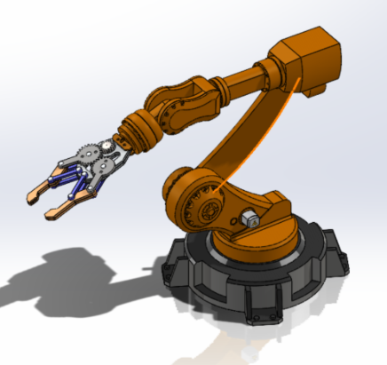 Arm Robot 4DOR�������S�Cе��3D�D�� Solidworks�OӋ