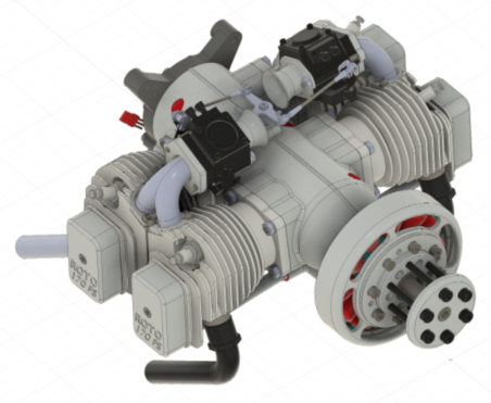 ROTO 170FS�ĸ��ě_���L�����̓�ȼ�Cģ��3D�D�� Solidowrks�OӋ ��STEP��ʽ