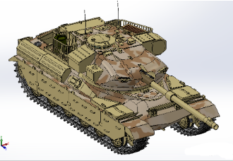  MK5����(zh��n)̹�˺�(ji��n)��ģ��3D�D�� Solidworks�O(sh��)Ӌ(j��)