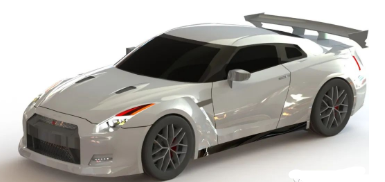 Nissan GTR��܇���κ���3D��ģ�D�� Solidworks�OӋ