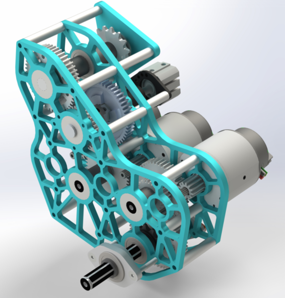 PTO������ݔ�����X݆׃�����Y(ji��)��(g��u)3D�D�� Solidworks�O(sh��)Ӌ