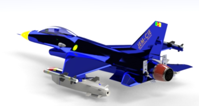 Falcon F16����ʽ����;�𶷙C3D��ģ�D�� Solidworks�OӋ