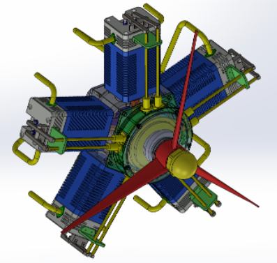 Radial Engine Design������ΰl�әCģ��3D�D�� Solidworks�OӋ