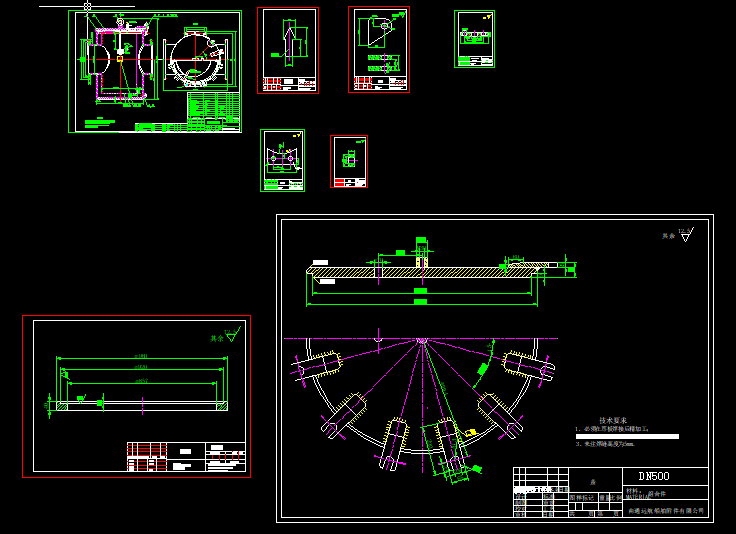 DN500��ˮ�V��CADԔ���D
