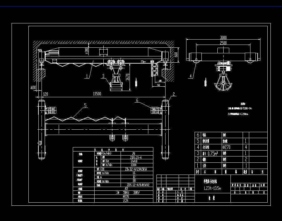 3tһ13.5m����ץ�����ؙCCAD���b�D