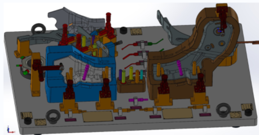 checkingһfixtureһ17�z��A��3D��ģ�D�� Solidworks�OӋ ��STP IGS