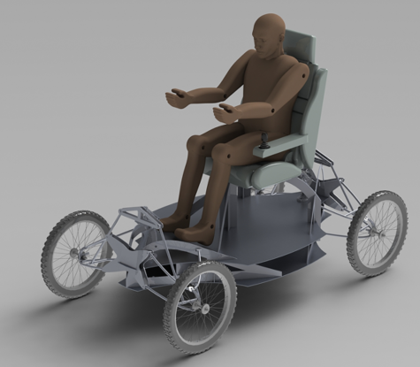 Electric wheelchair늄�݆�εױP�Y���OӋ3D�D�� Solidworks�OӋ