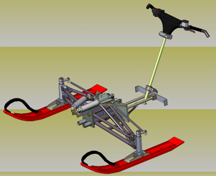 ѩ��ǰ���Y(ji��)��(g��u)3D�D�� Solidworks�O(sh��)Ӌ(j��)