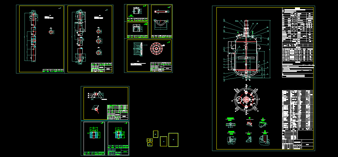 �ӟ���e12.7ƽ�����跴����CADȫ�׈D