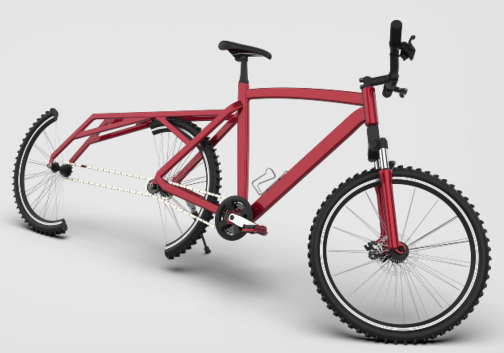 Weird Bicycle�֮���݆����܇3D��(sh��)ģ�D�� Solidworks�O(sh��)Ӌ(j��)