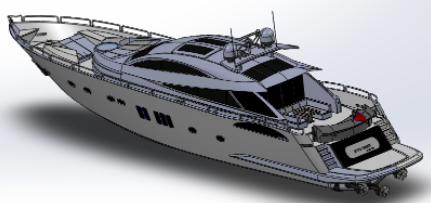 Yacht Academic��ͧģ��3D�D�� STEP��ʽ