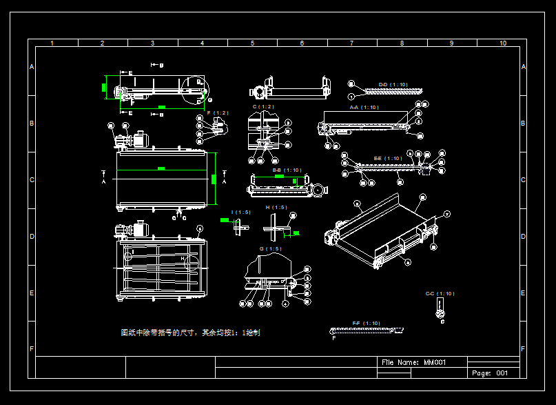 B600mmƽƤ��ݔ�͙CCAD�D