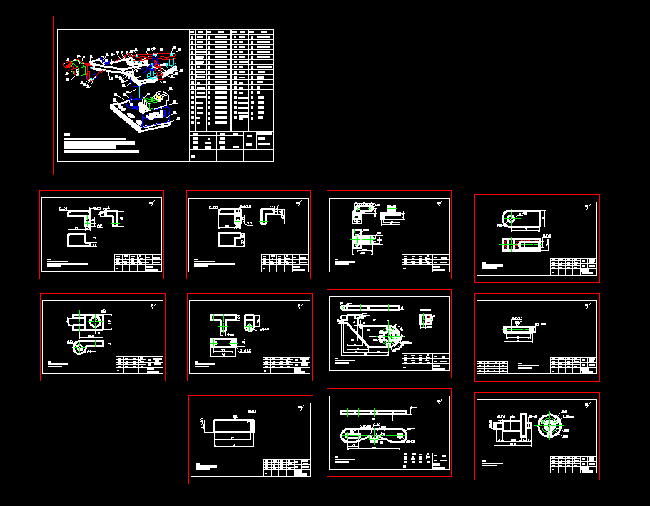 �Ԅ�(d��ng)ȡ�ϙC(j��)е��CAD�D