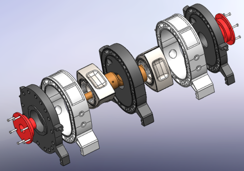 Model of a Wankel Engine���ˠ��D�Ӱl�әC3D��ģ�D�� STEP��ʽ