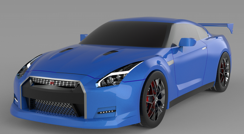 Nissan GT-R�I܇�݈Dģ��3D�D�� IGS��ʽ