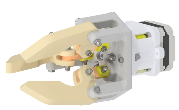 Three finger gripper��ָ�A�����Aצ3D��ģ�D�� STP��ʽ