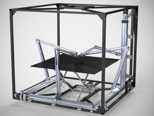 Quadrupteron Robot��߅�ΙCе��3D��(sh��)ģ�D�� Solidworks�O(sh��)Ӌ