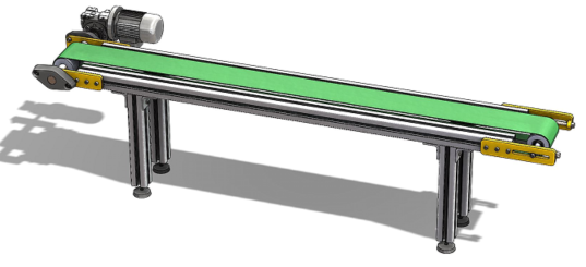 PVC Belt Conveyor��ʽݔ�͙C3D�D�� Solidworks�O(sh��)Ӌ ��STEP