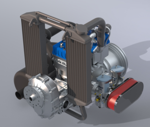 Rotax582-C���հl�әC3D��ģ�D�� Solidworks�OӋ ��STEP��ʽ