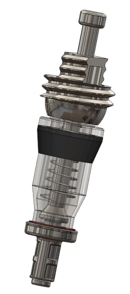 Valve core of nippel܇݆���Tо3D��(sh��)ģ�D�� IGS STEP��ʽ