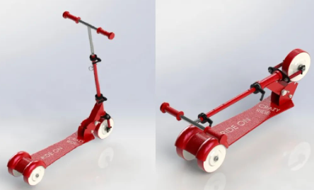 Ride On Skate��ͯ�T�л���3D��(sh��)ģ�D�� Solidworks�O(sh��)Ӌ(j��) ��x_t