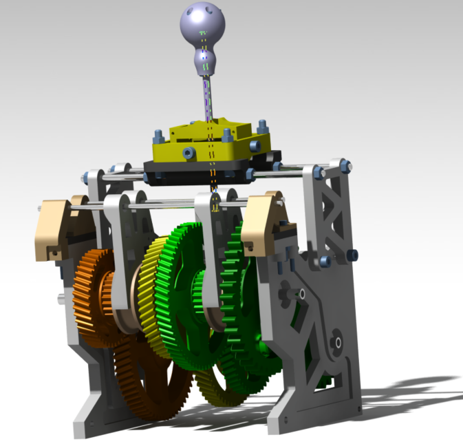 4 speed Gearbox 4��׃�����Y(ji��)��(g��u)3D�D�� stp��ʽ