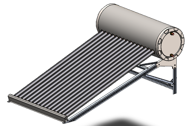 Solar-Thermal Collectors��չ�̫��ܼ�����3D��ģ�D�� Solidworks�OӋ
