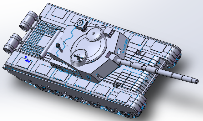 99ʽ̹��1��1���S��ģ�D�� SOLIDWORKS�O(sh��)Ӌ(j��)