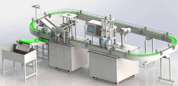 Liquid Filling Machine 1��Һ�w���b�C(j��)3D�D�� STEP��ʽ