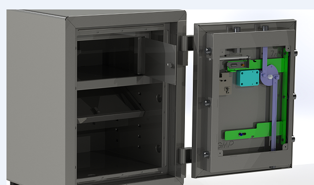 safe-box���U(xi��n)��Y(ji��)��(g��u)3D�D�� STEP��ʽ